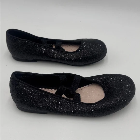 Sparkly Black Ballet Flats - Picture 5 of 8